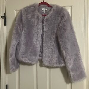 Fuzzy Dress Coat
